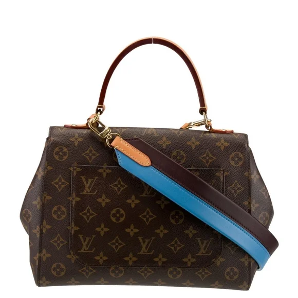 Authenticated Louis Vuitton LV Monogram Cluny MM Blue Glacial Bag - Picture 3 of 16